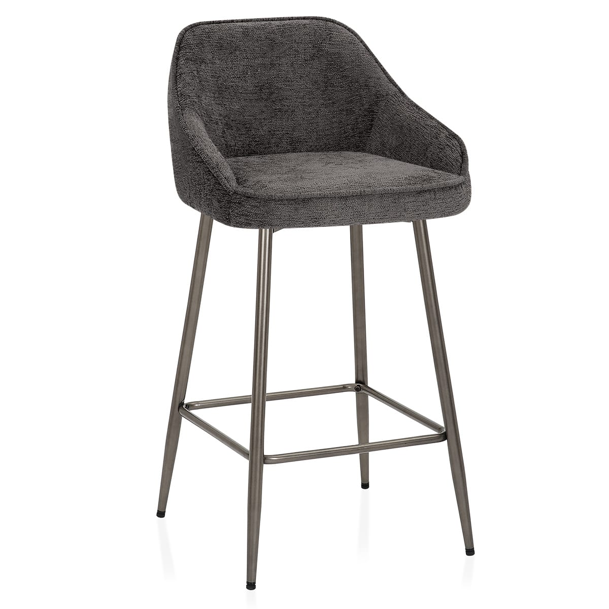 Sgabello Tessuto - Cairns Grigio scuro