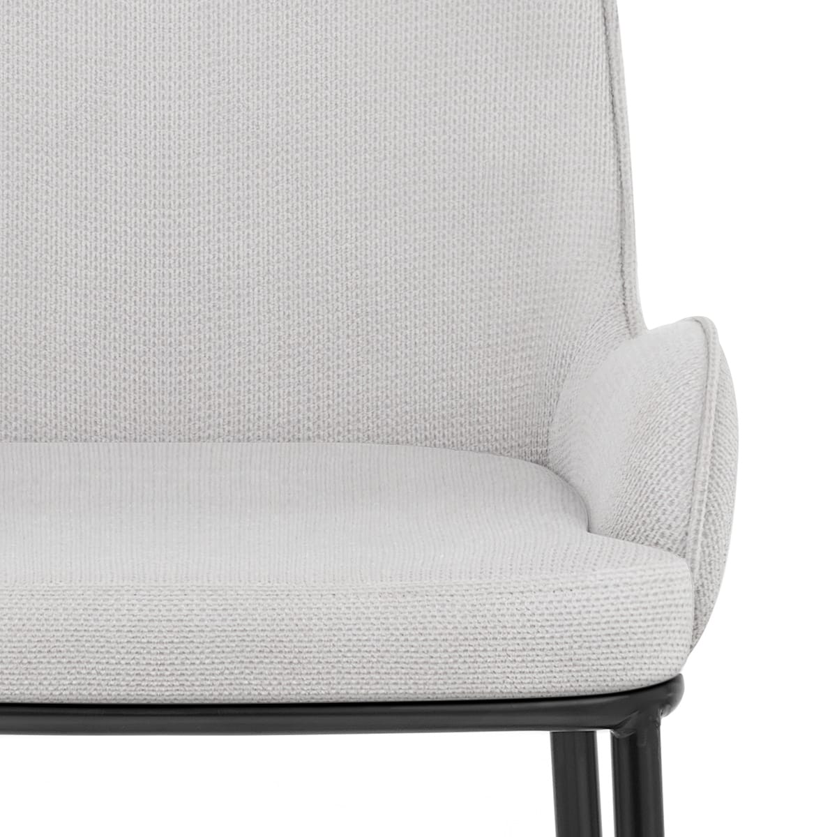 Barhocker Stoff - Cameo Grau