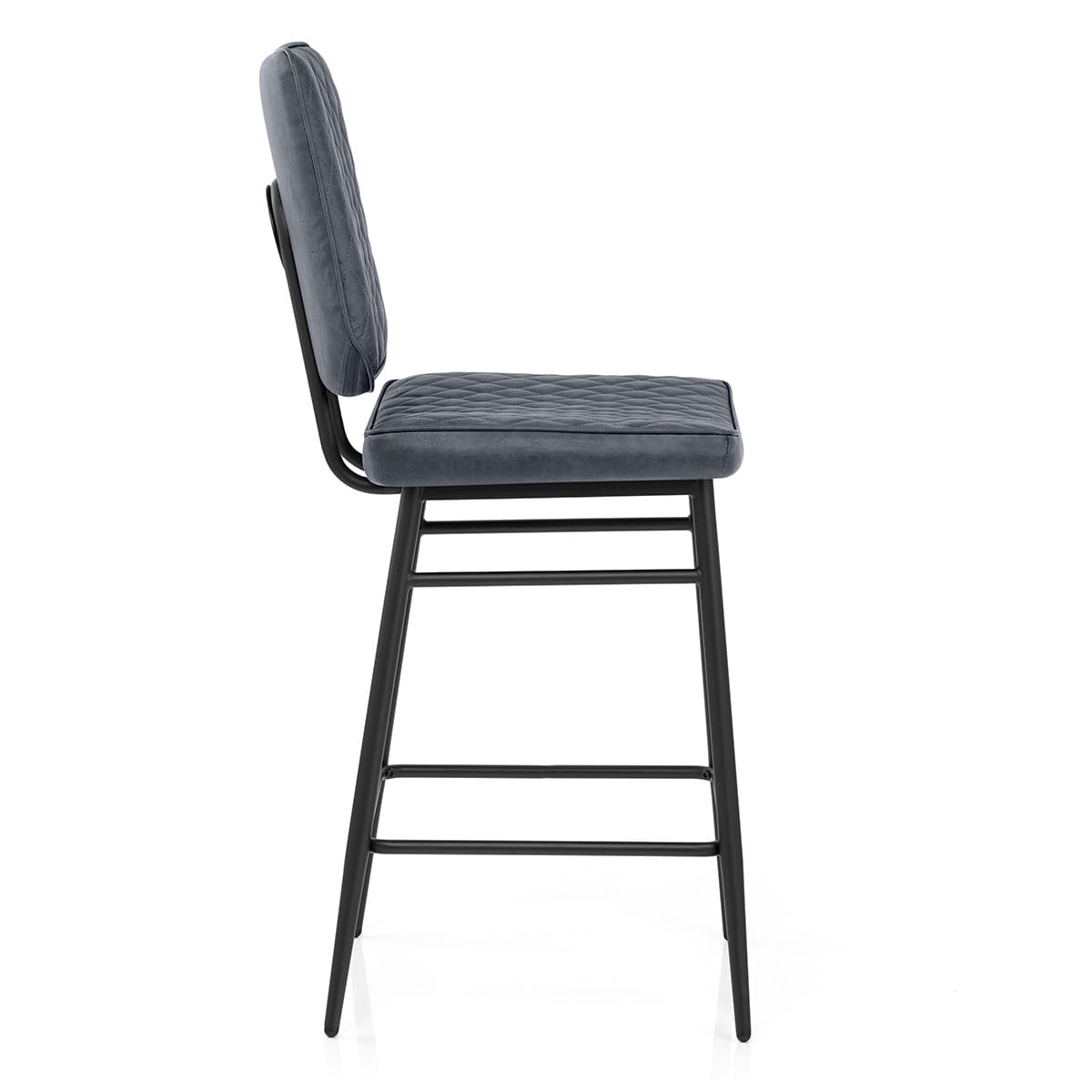 Sgabello Ecopelle - Caprice Blu