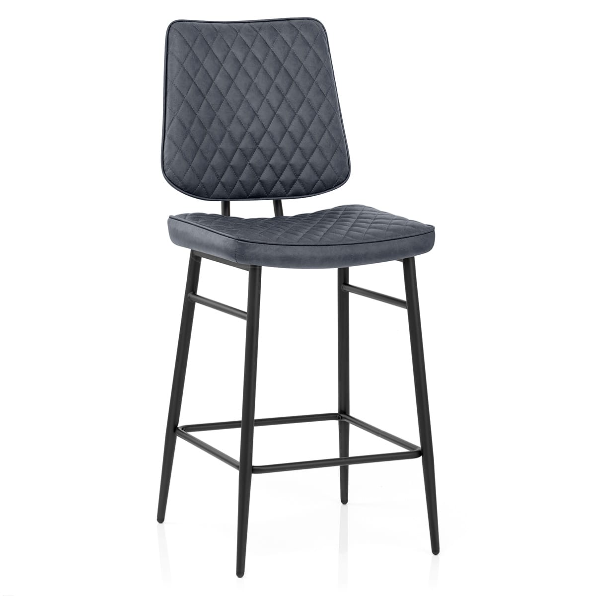 Sgabello Ecopelle - Caprice Blu