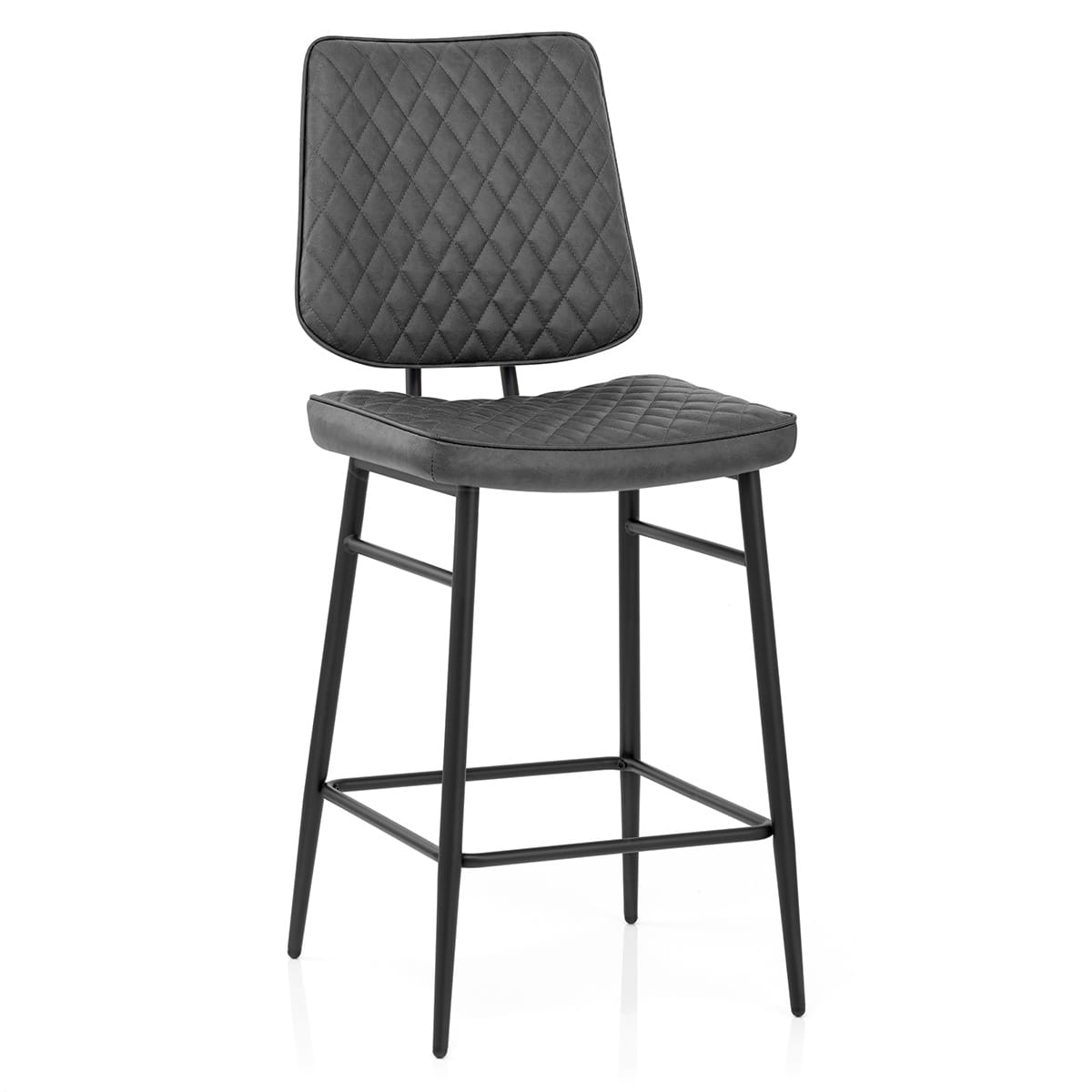 Sgabello Ecopelle - Caprice Grigio