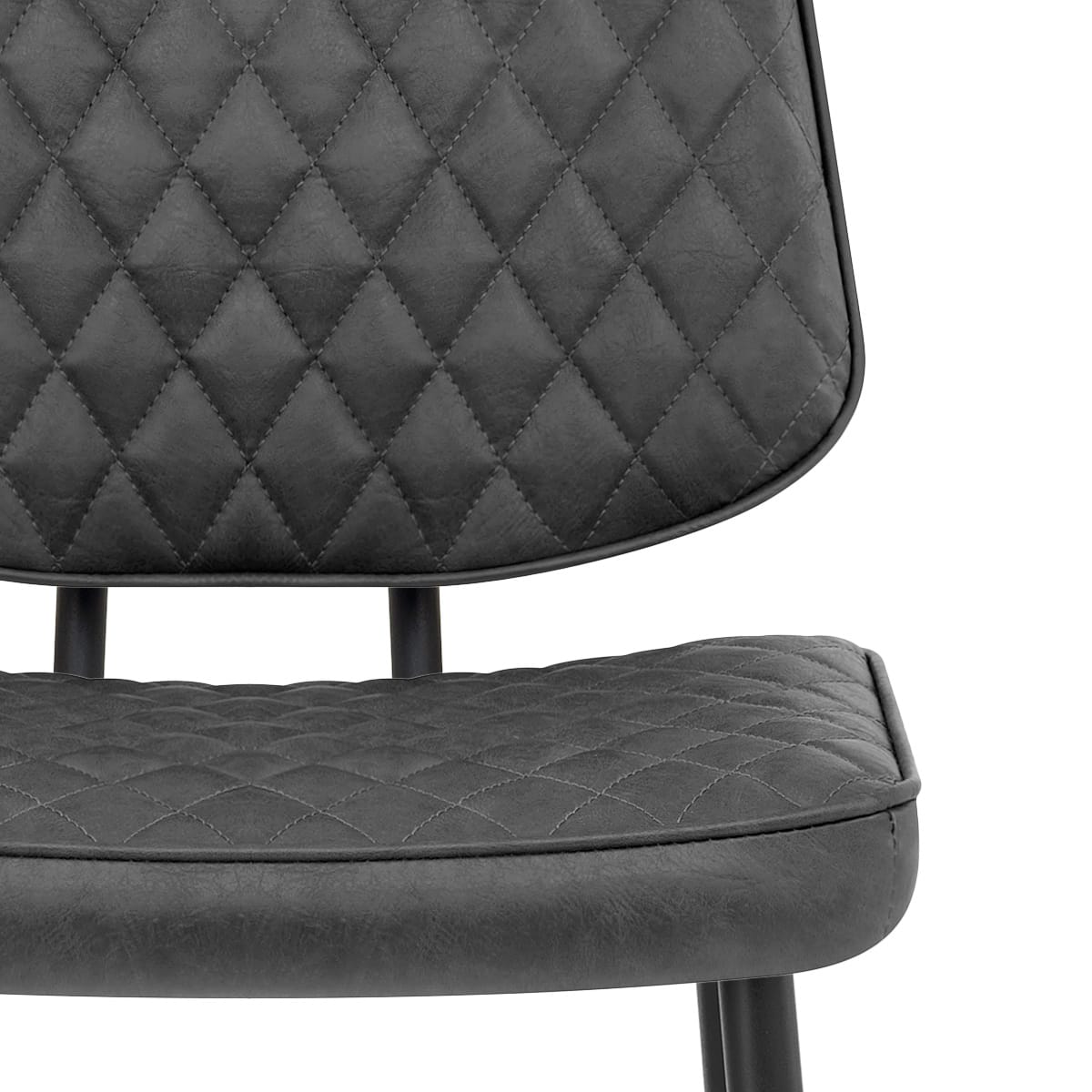 Sgabello Ecopelle - Caprice Grigio