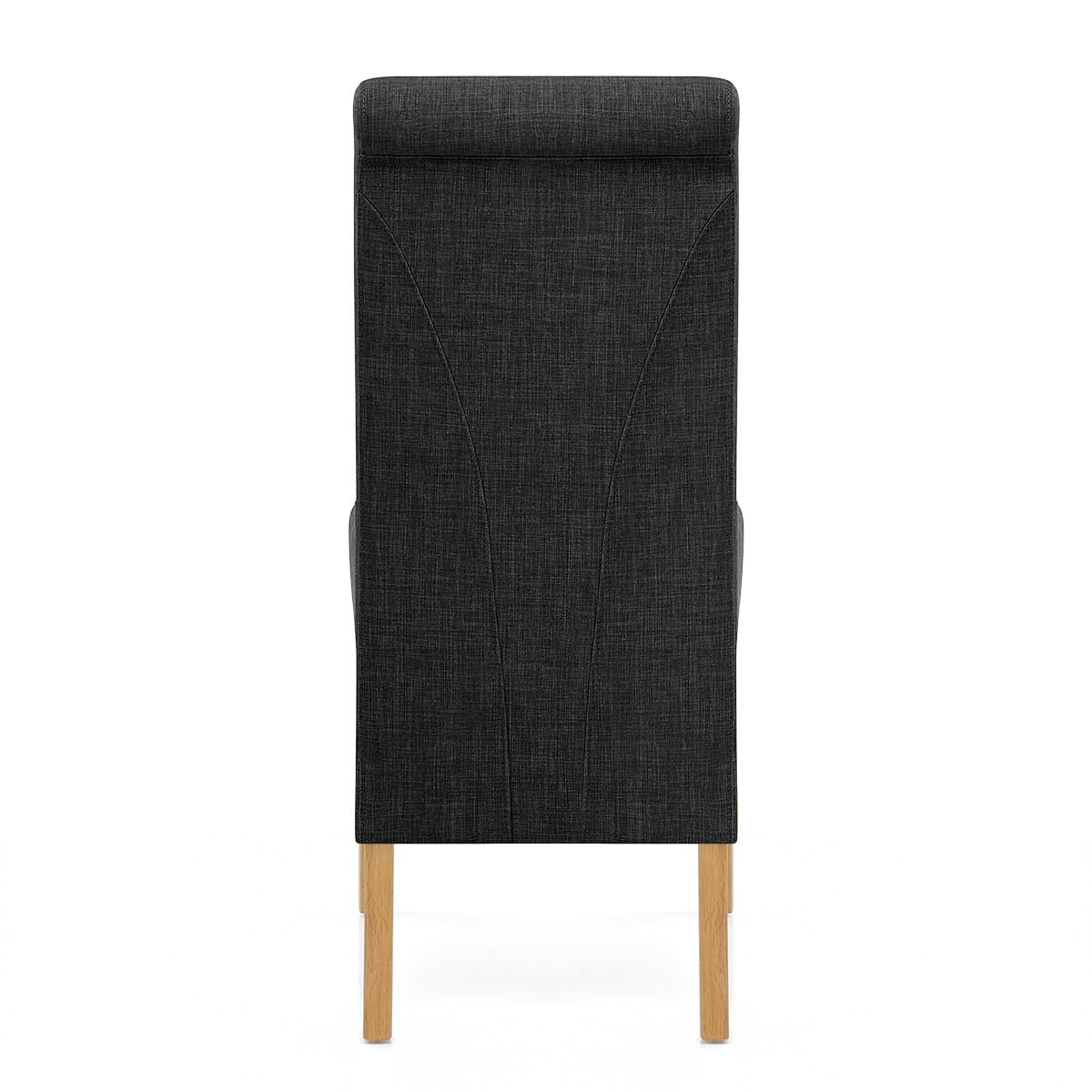 Stoff Stuhl - Carlo Grau Grau