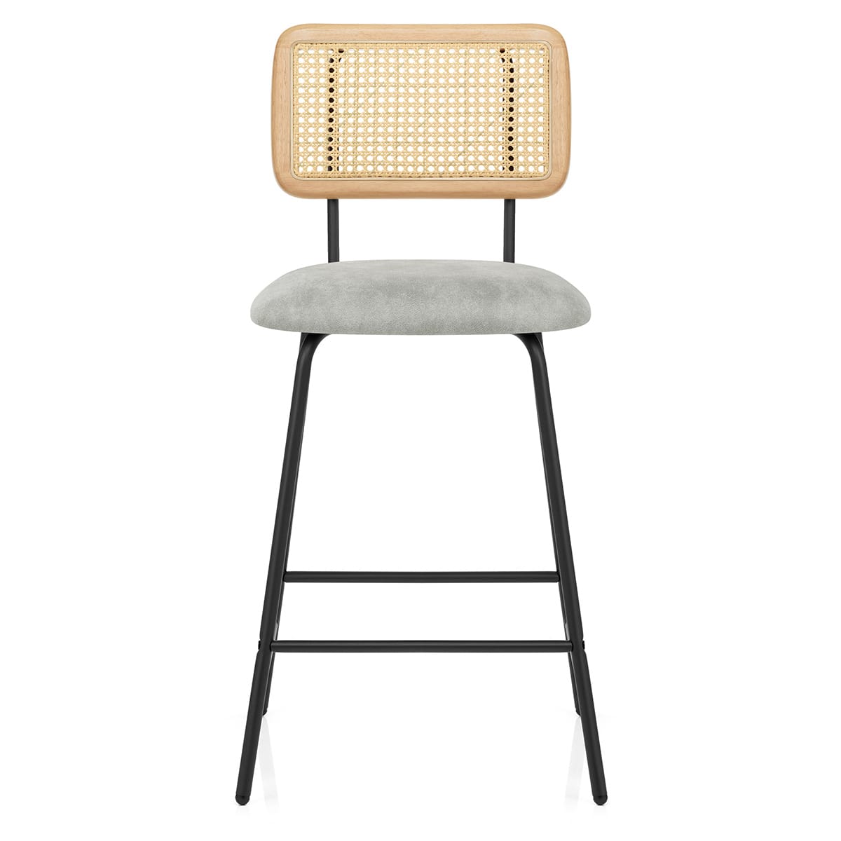 Barhocker Kunstleder - Cassis Grau