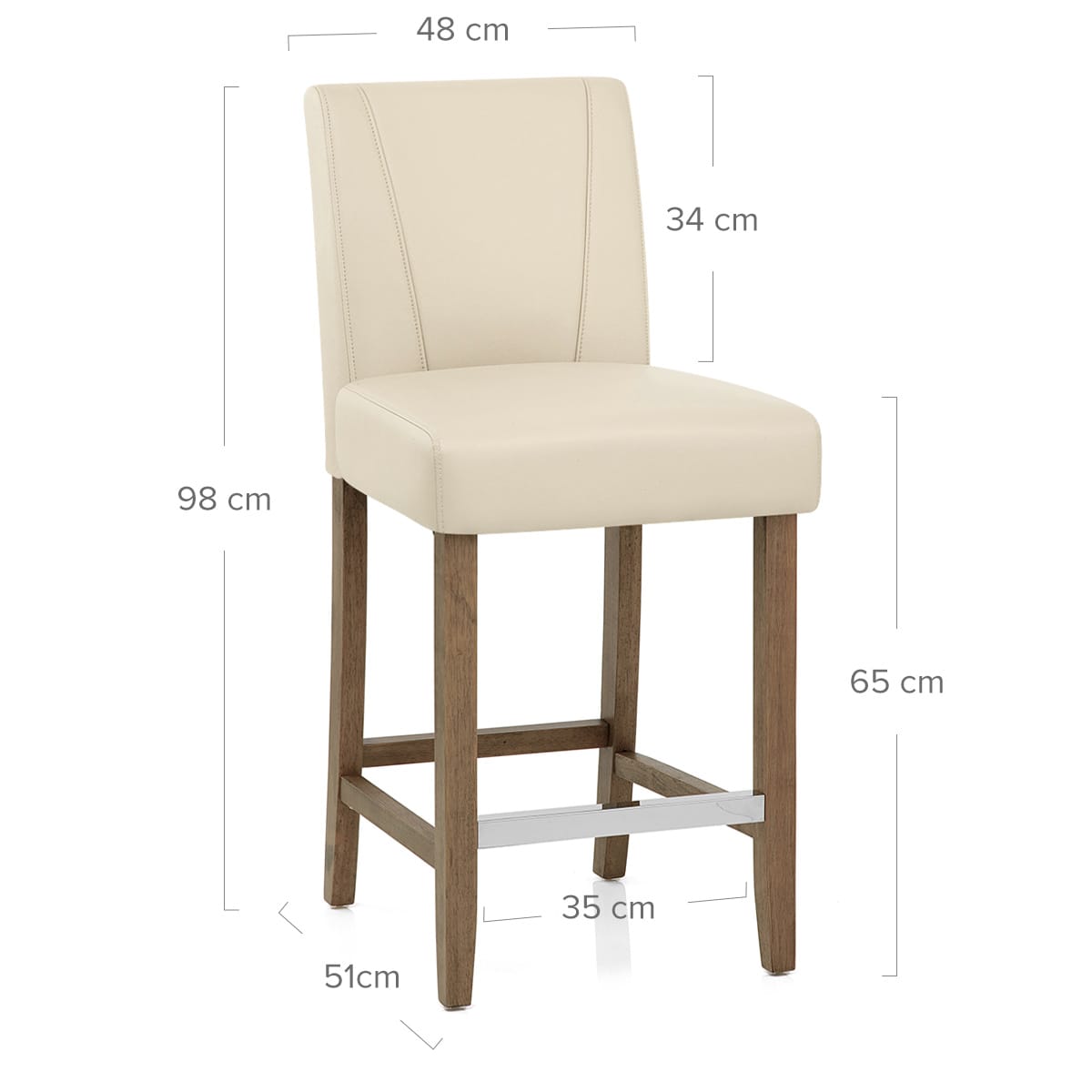 Kunstleder Barhocker - Chartwell Beige