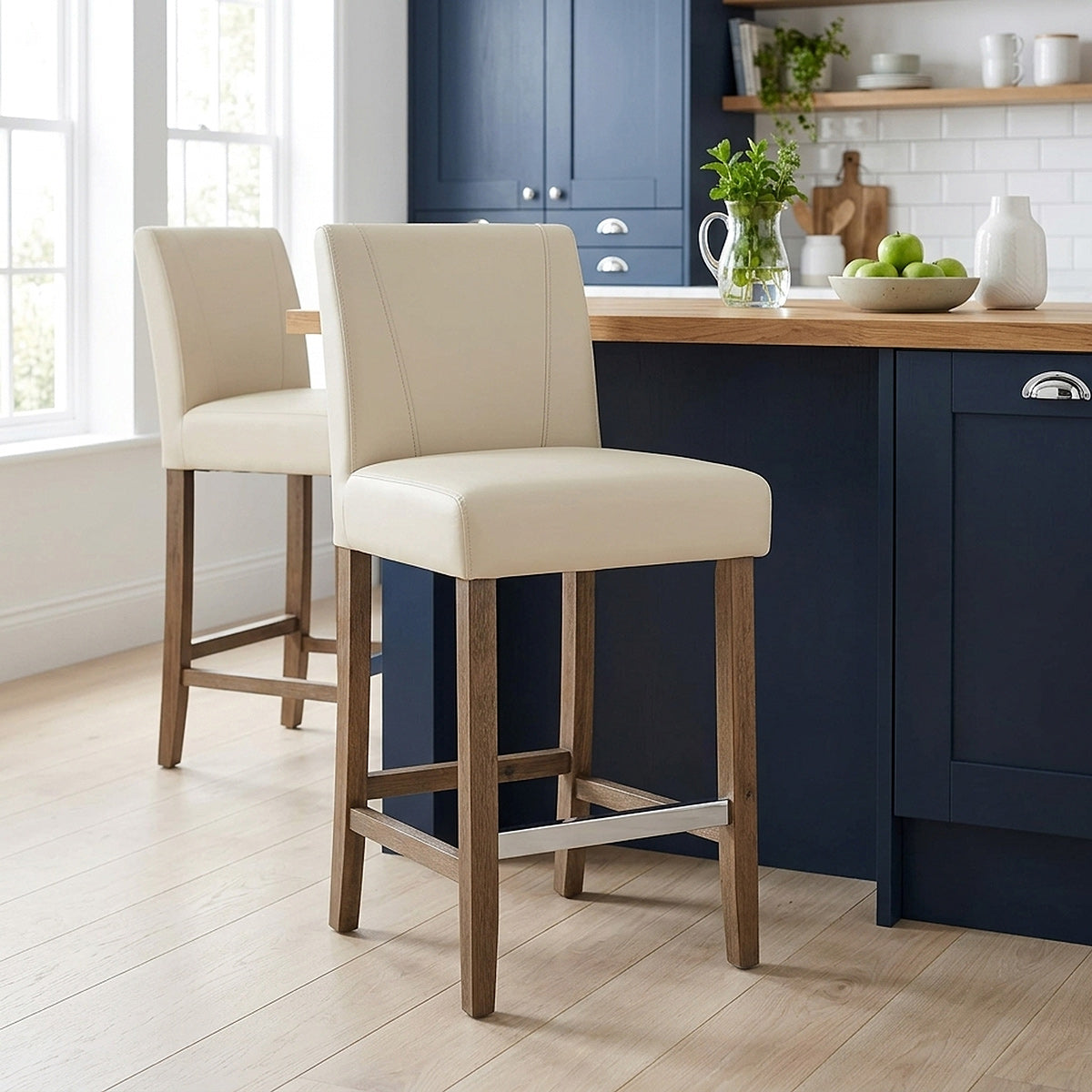 Kunstleder Barhocker - Chartwell Beige