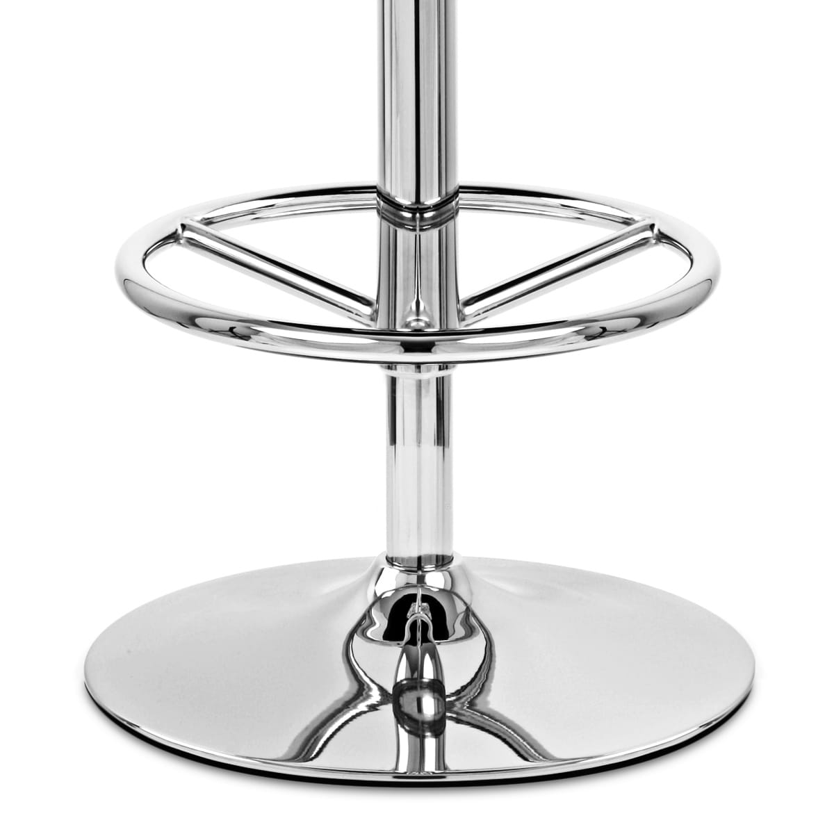 Kunstleder Barhocker Chrom - Chateau Beige