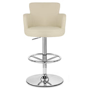 Kunstleder Barhocker Chrom - Chateau Beige