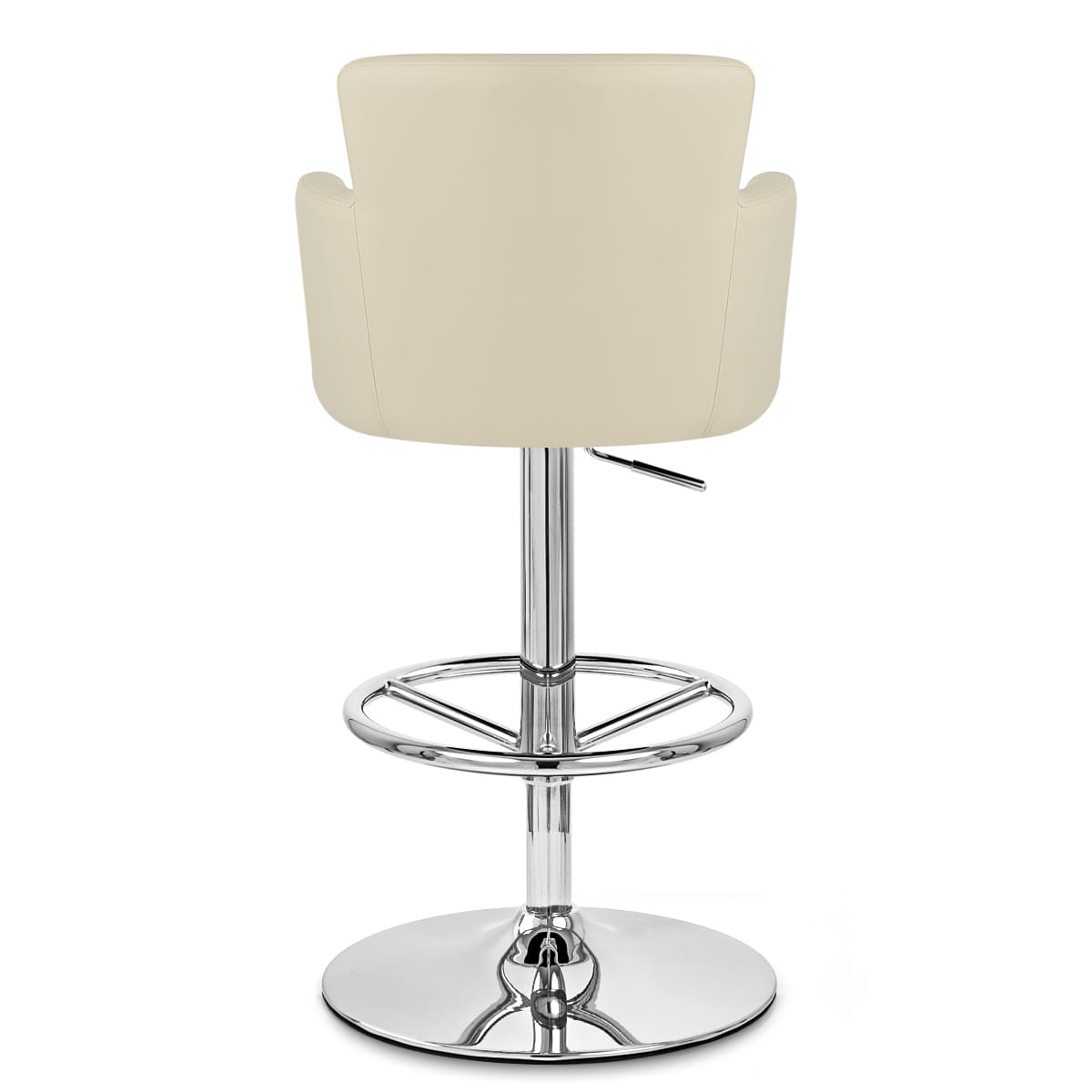 Kunstleder Barhocker Chrom - Chateau Beige