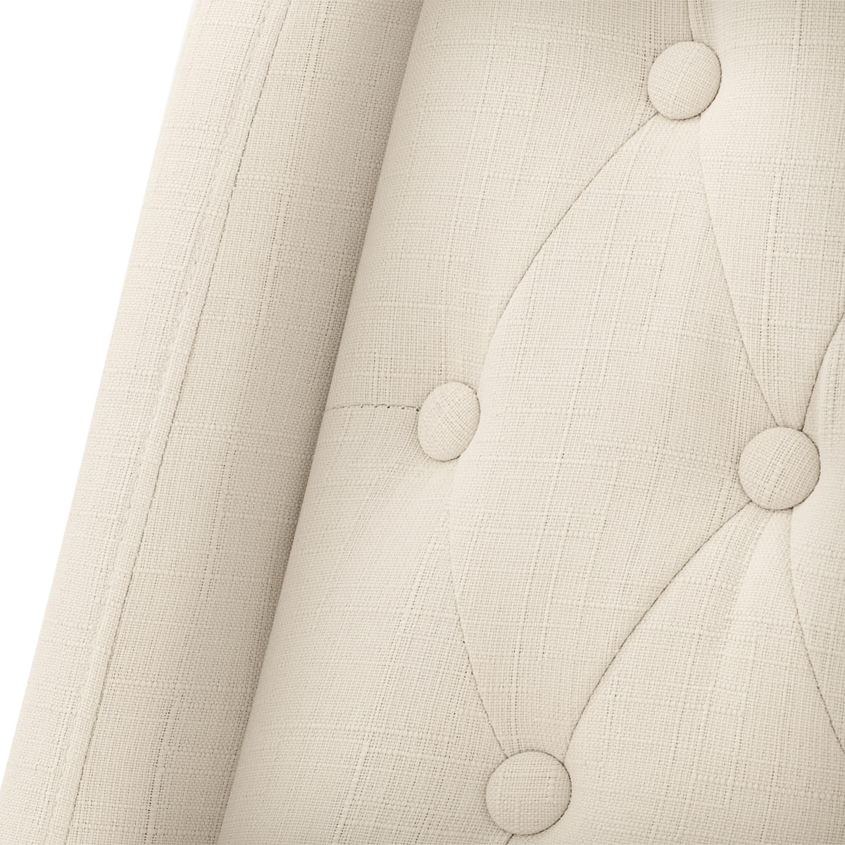 Stoff Stuhl Eiche - Chatsworth Beige
