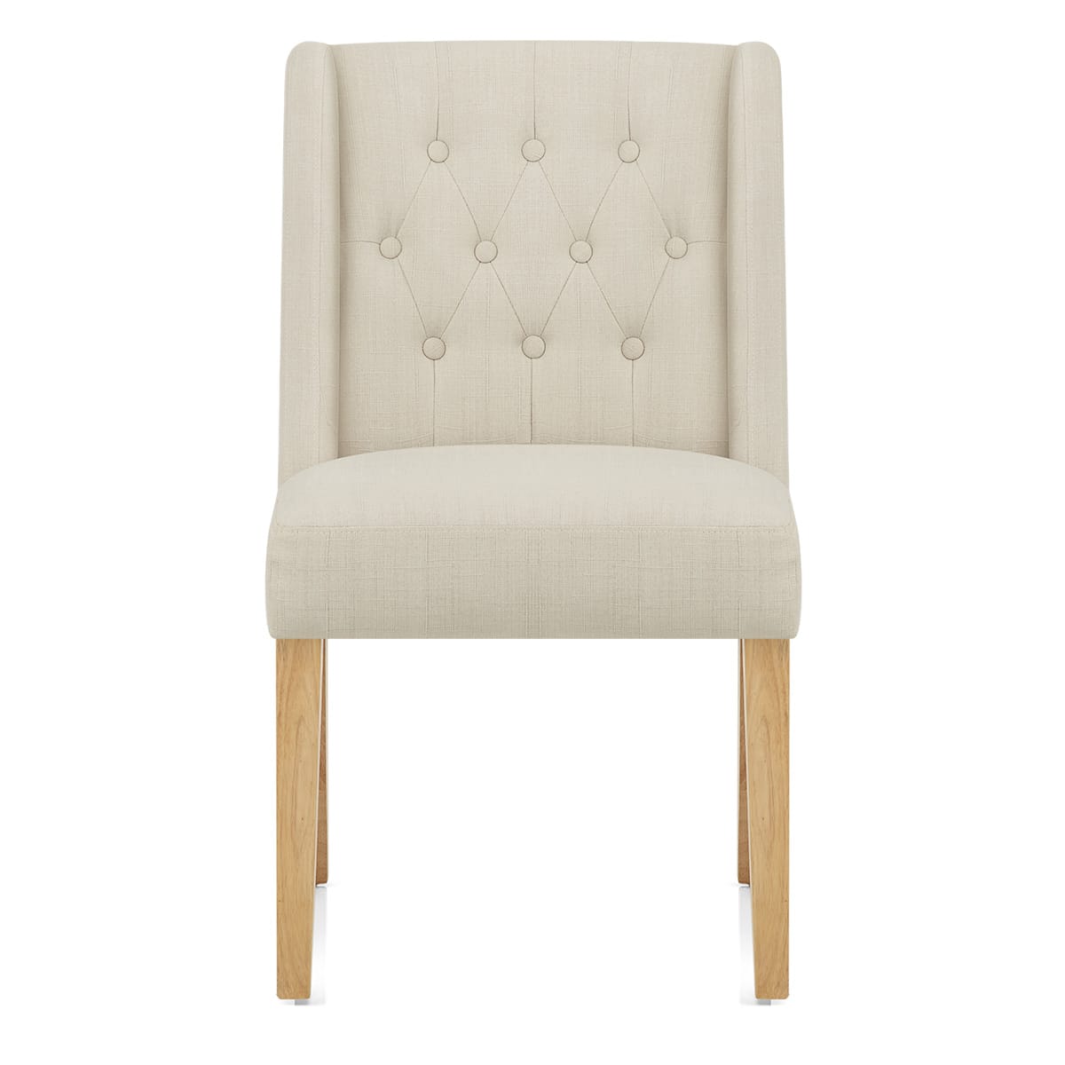 Stoff Stuhl Eiche - Chatsworth Beige