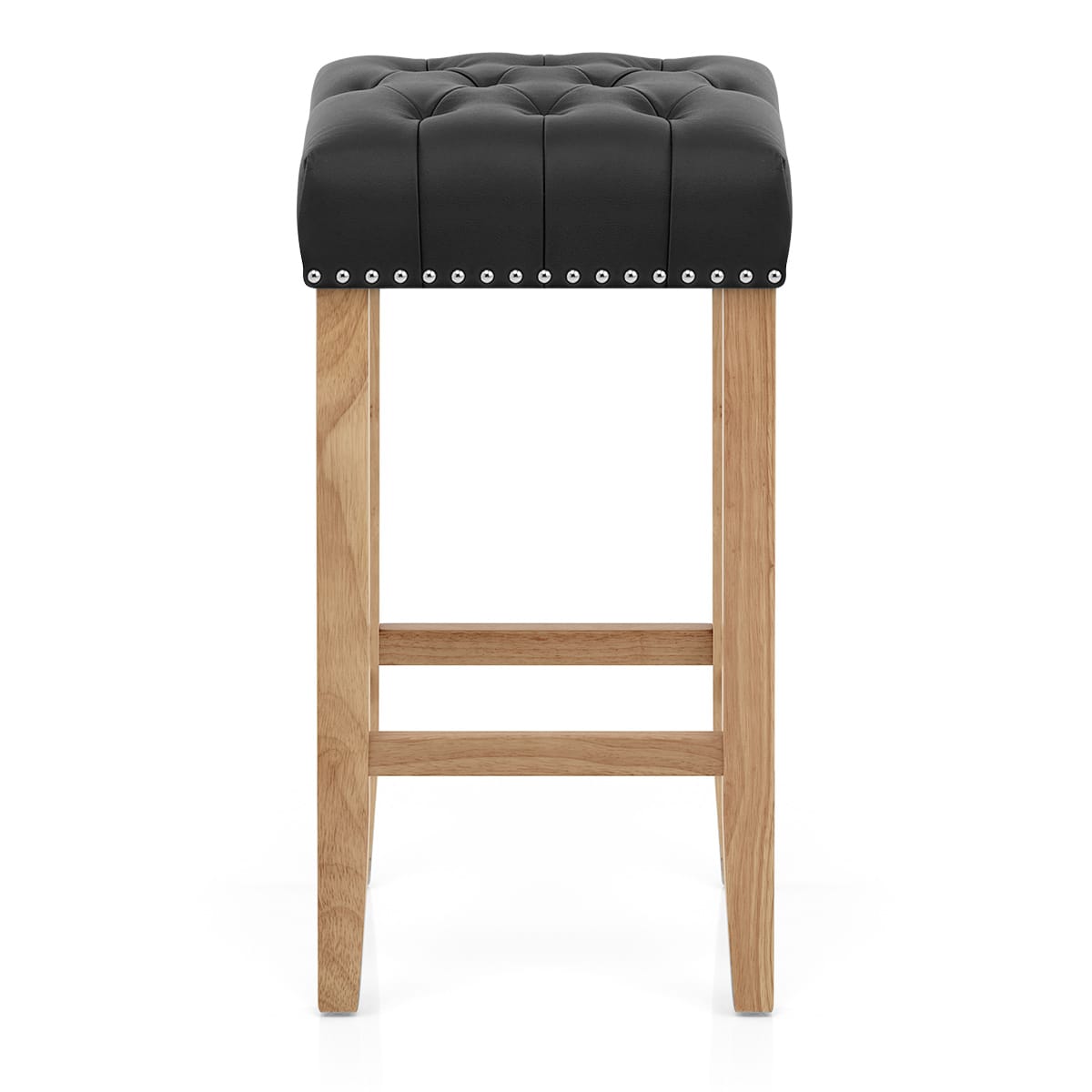 Holzbarhocker Eiche - Chelsea Schwarz