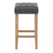 Holzbarhocker Eiche - Chelsea Grau