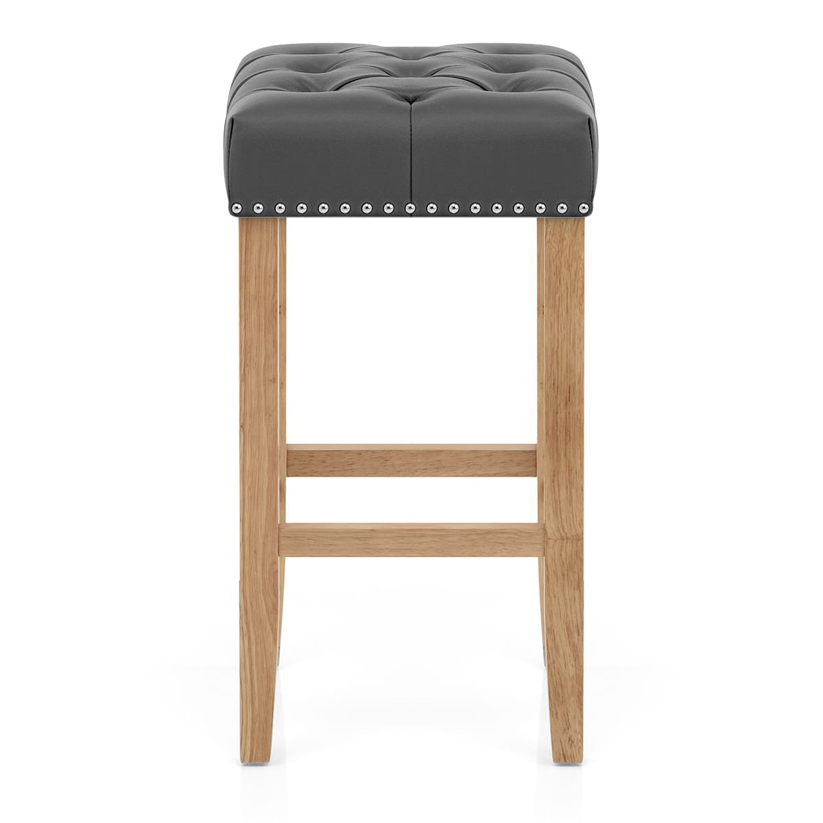 Holzbarhocker Eiche - Chelsea Grau