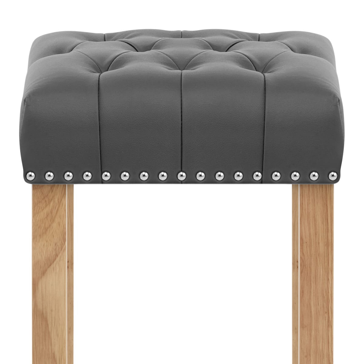 Holzbarhocker Eiche - Chelsea Grau