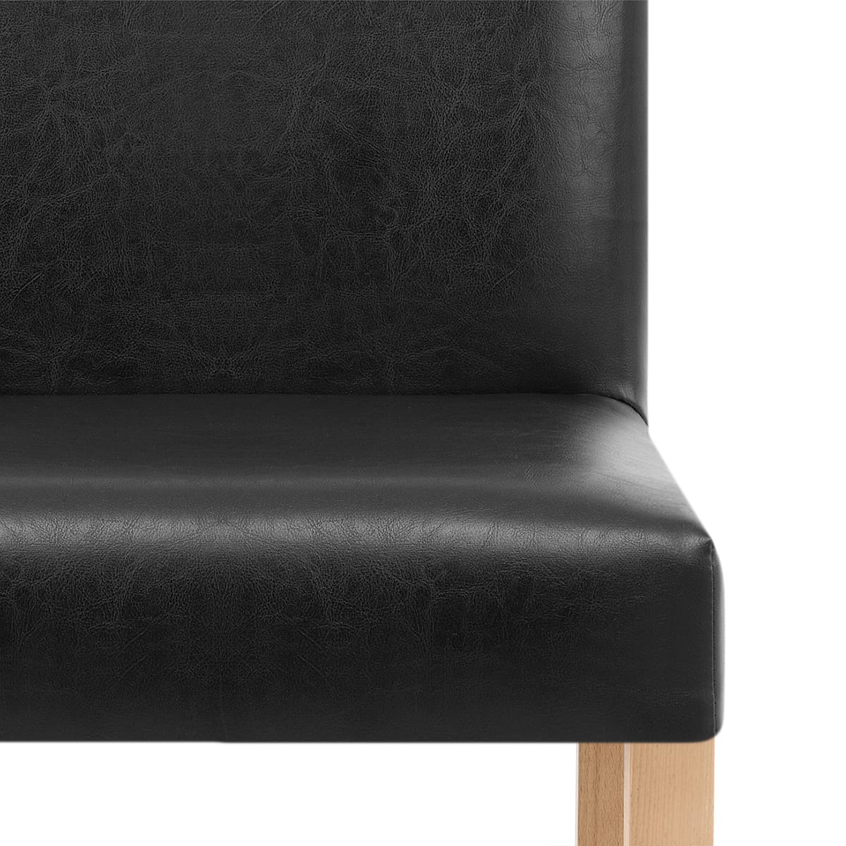 Holzstuhl Eiche - Chicago Schwarz