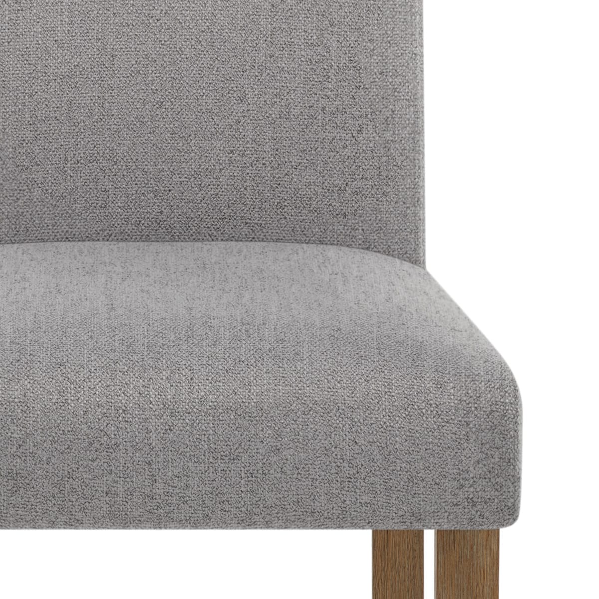 Sedia Tessuto Legno - Chicago Grigio