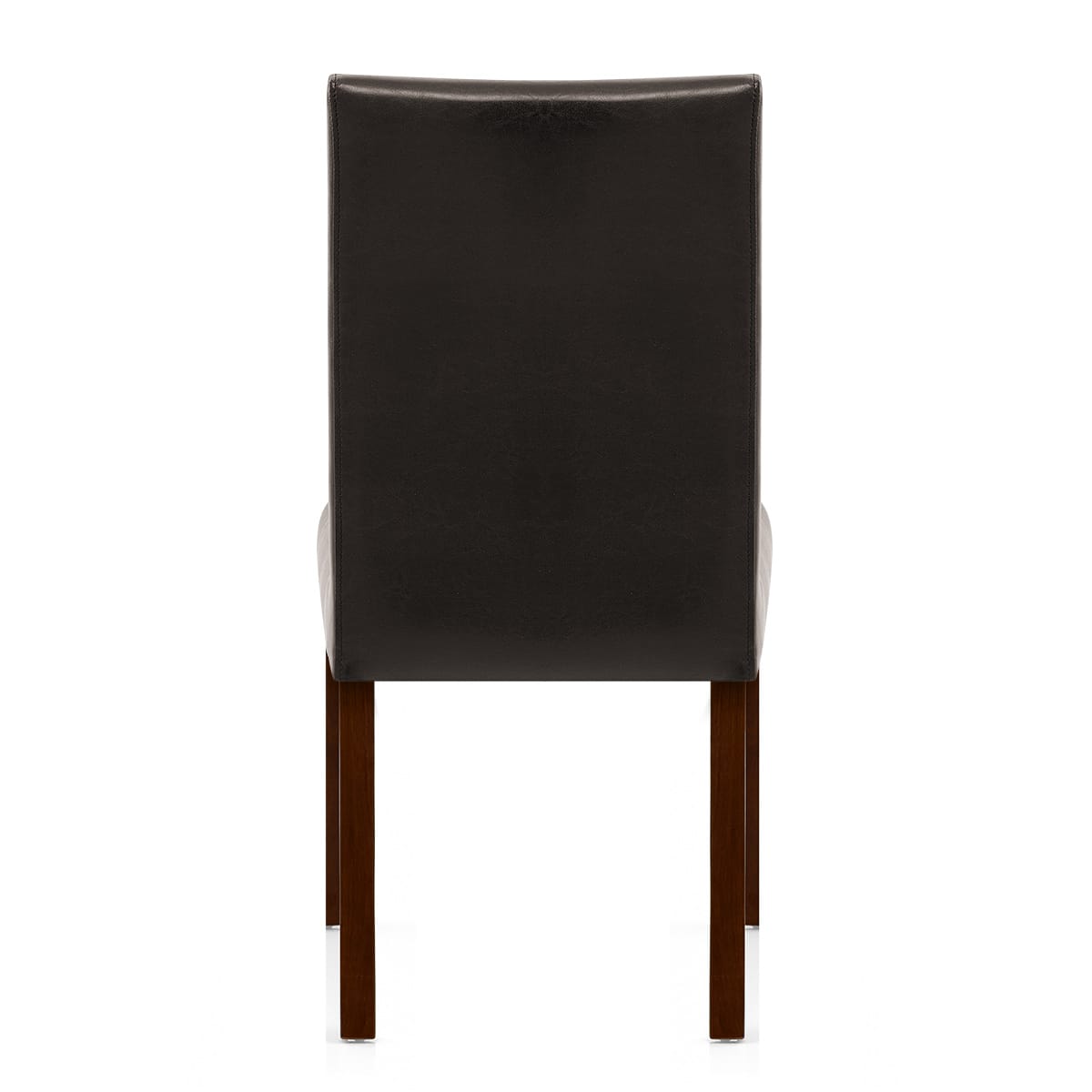 Sedia Pelle rigenerata Legno - Chicago Noce Marrone
