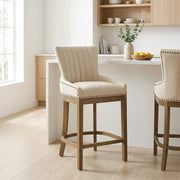 Kunstleder Barhocker - Chiltern Beige