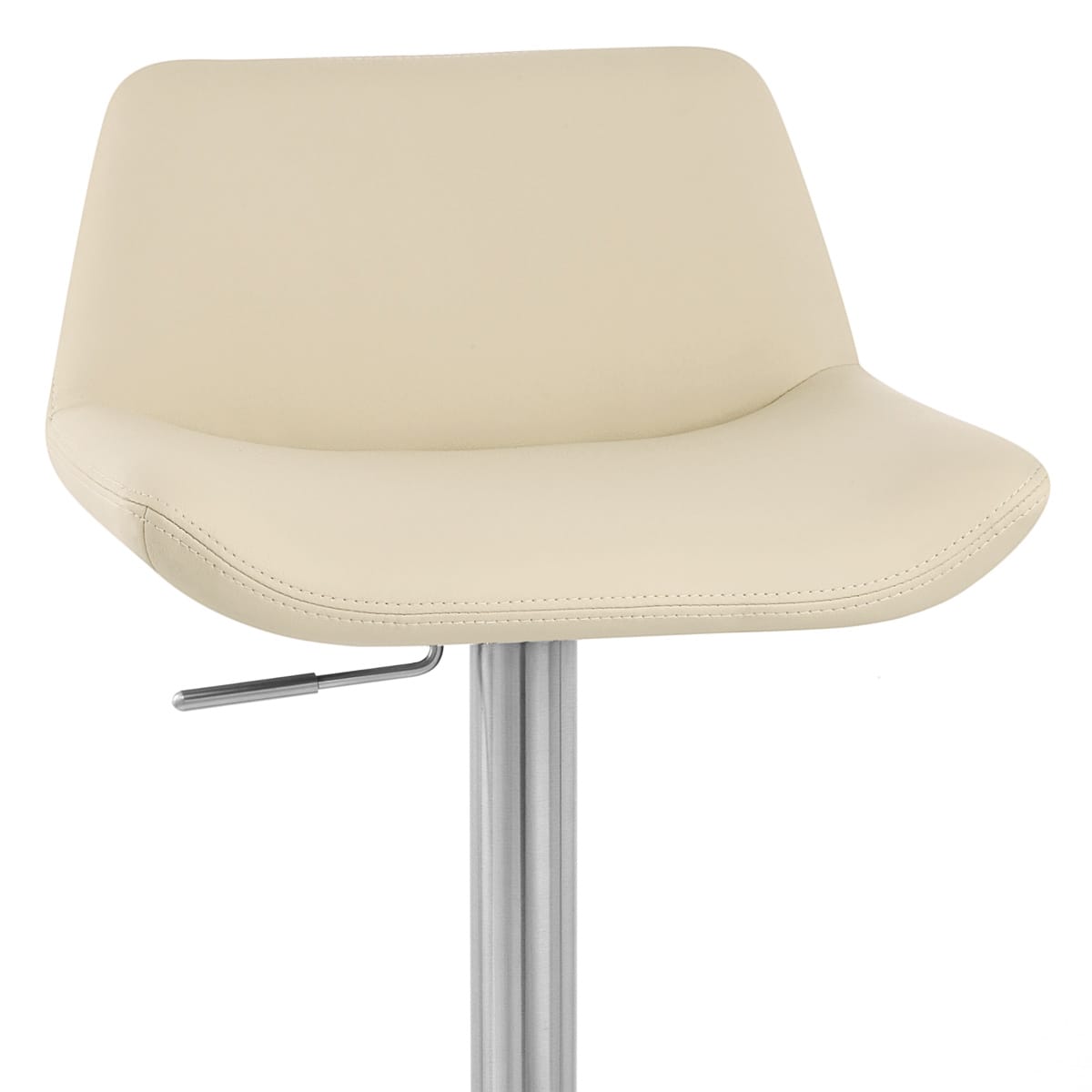 Kunstleder Barhocker Gebürstet - Christiana Beige