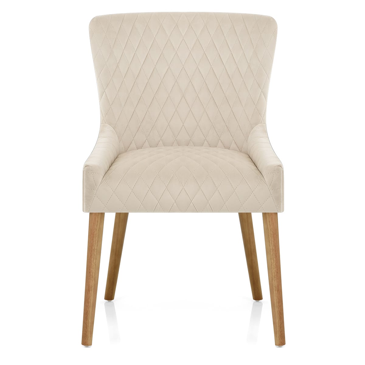 Samt Esszimmerstuhl - City Beige
