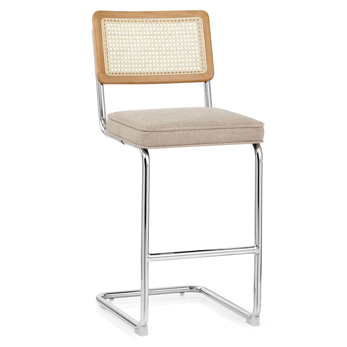 Stoffbarhocker - Clara Beige