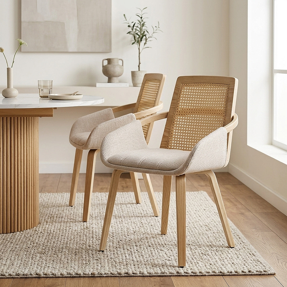 Esszimmerstuhl Holz - Cleveland Beige