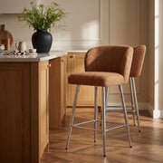 Barhocker Stoff - Coast Braun