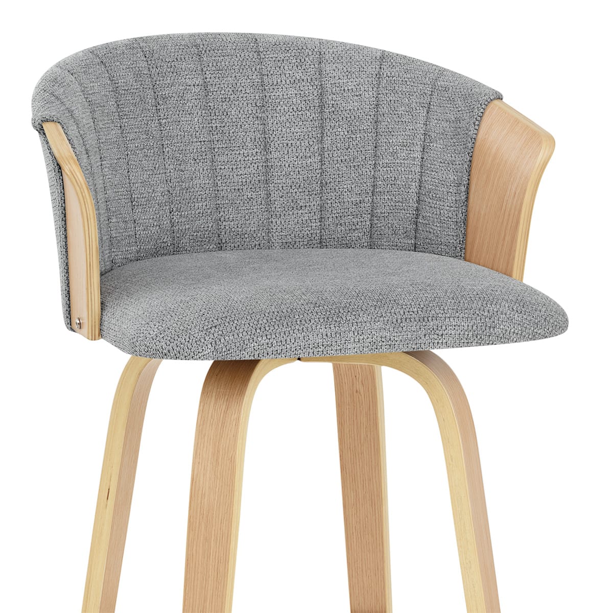 Sgabello Stoffa - Coral Grigio scuro