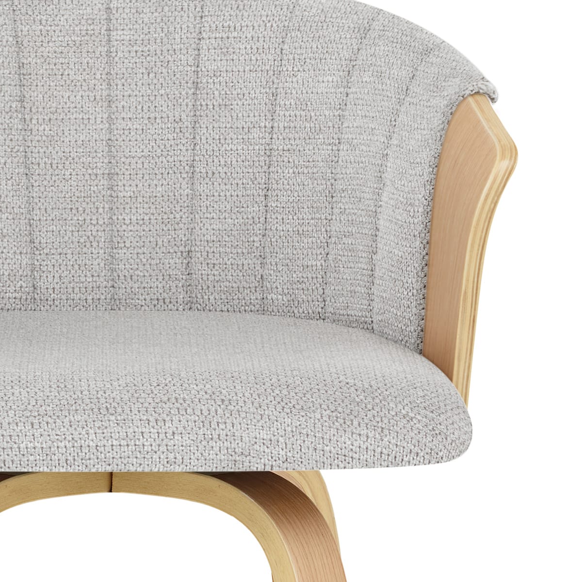 Barhocker Stoff - Coral Grau