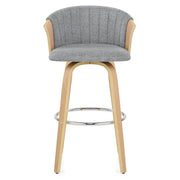 Sgabello Stoffa - Coral Grigio scuro