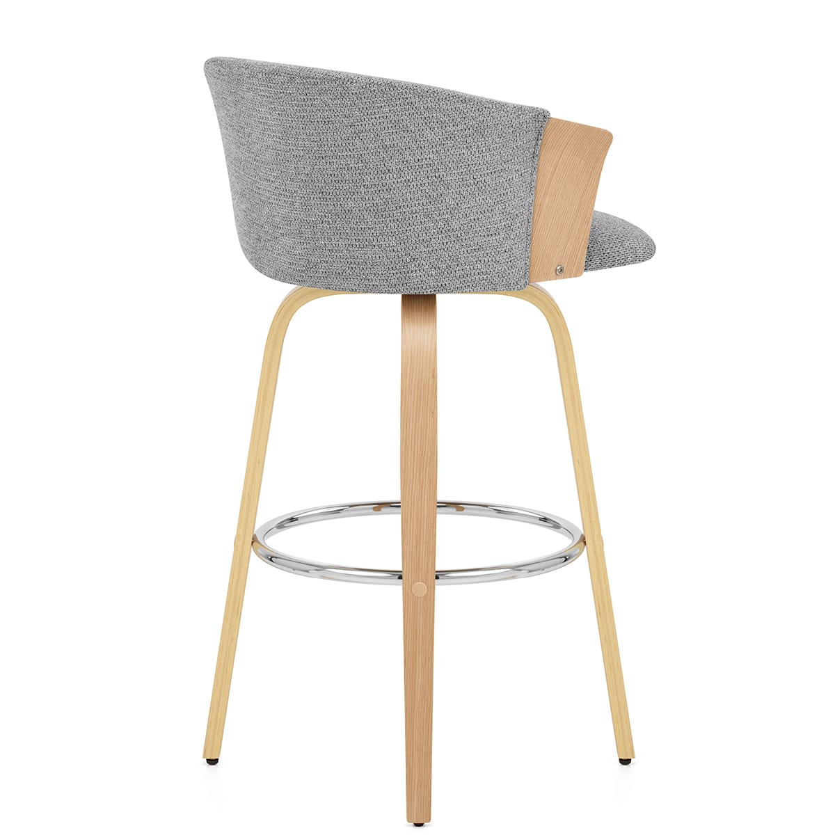 Sgabello Stoffa - Coral Grigio scuro