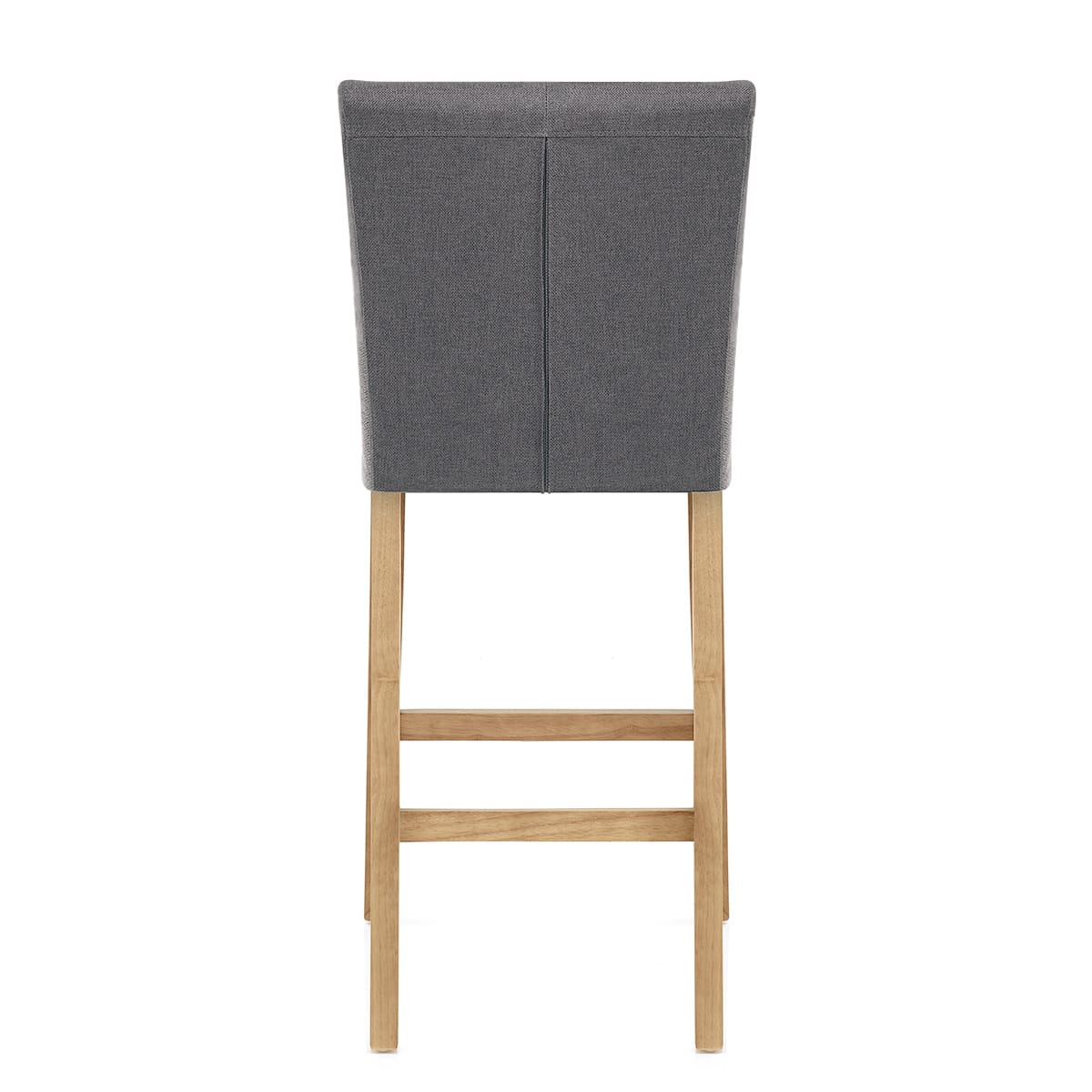 Stoffbarhocker Eiche - Cornell Grau