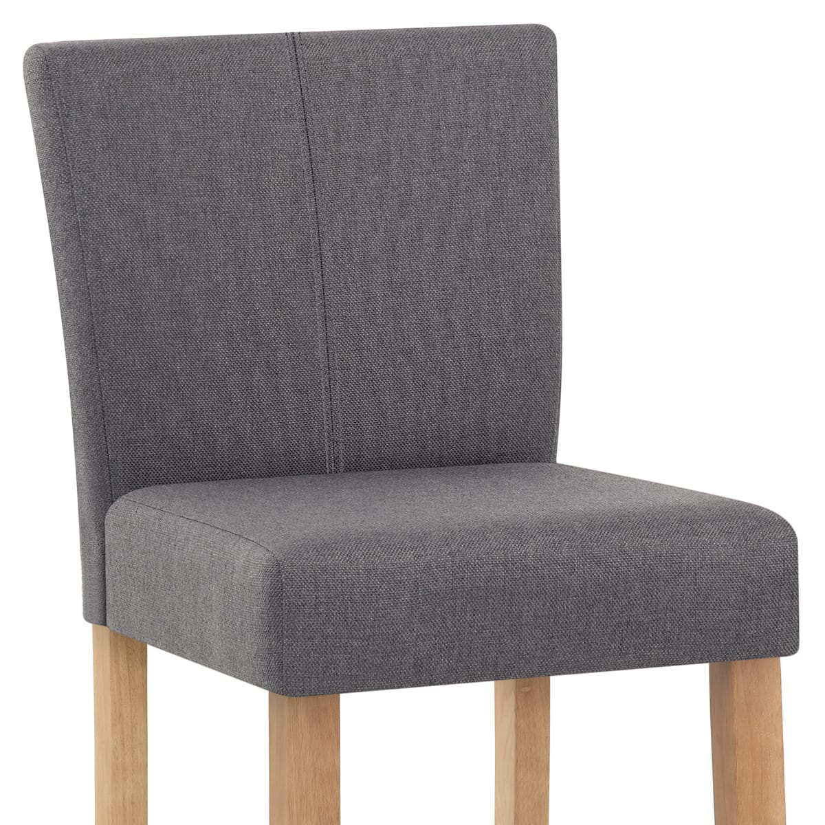 Stoffbarhocker Eiche - Cornell Grau