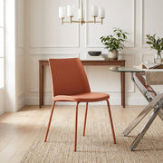 Kunstleder Esszimmerstuhl - Cosmo Orange
