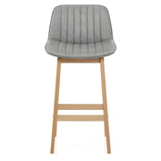 Kunstleder Barhocker - Cove Grau