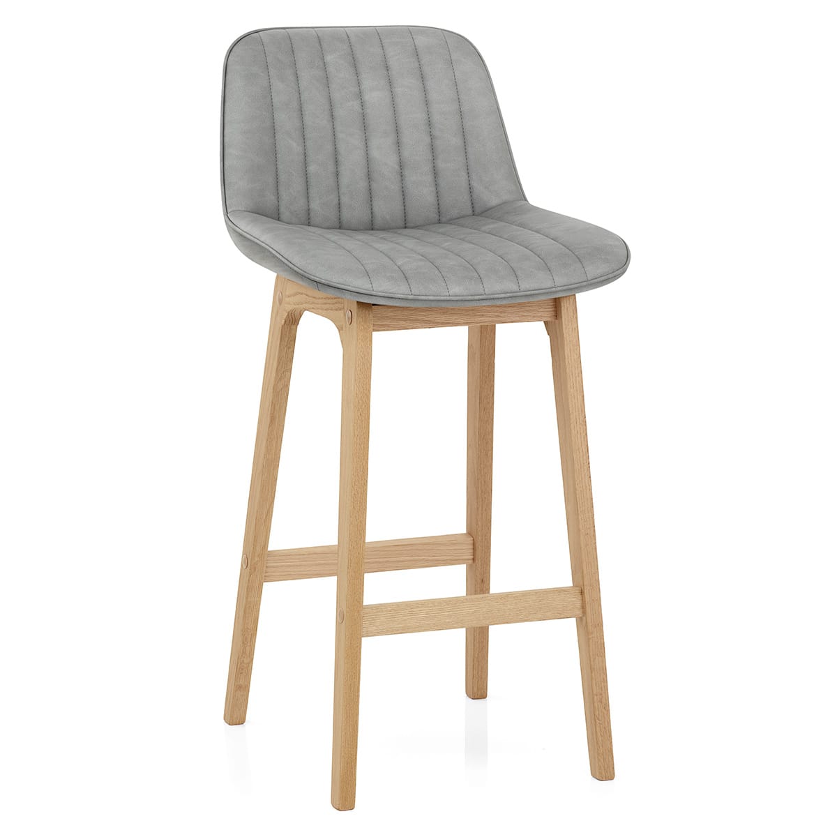 Kunstleder Barhocker - Cove Grau