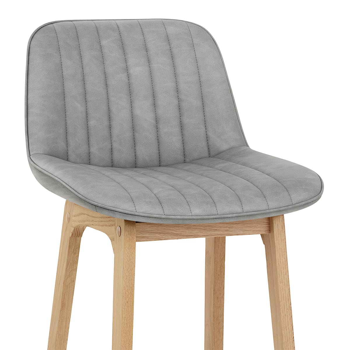 Kunstleder Barhocker - Cove Grau