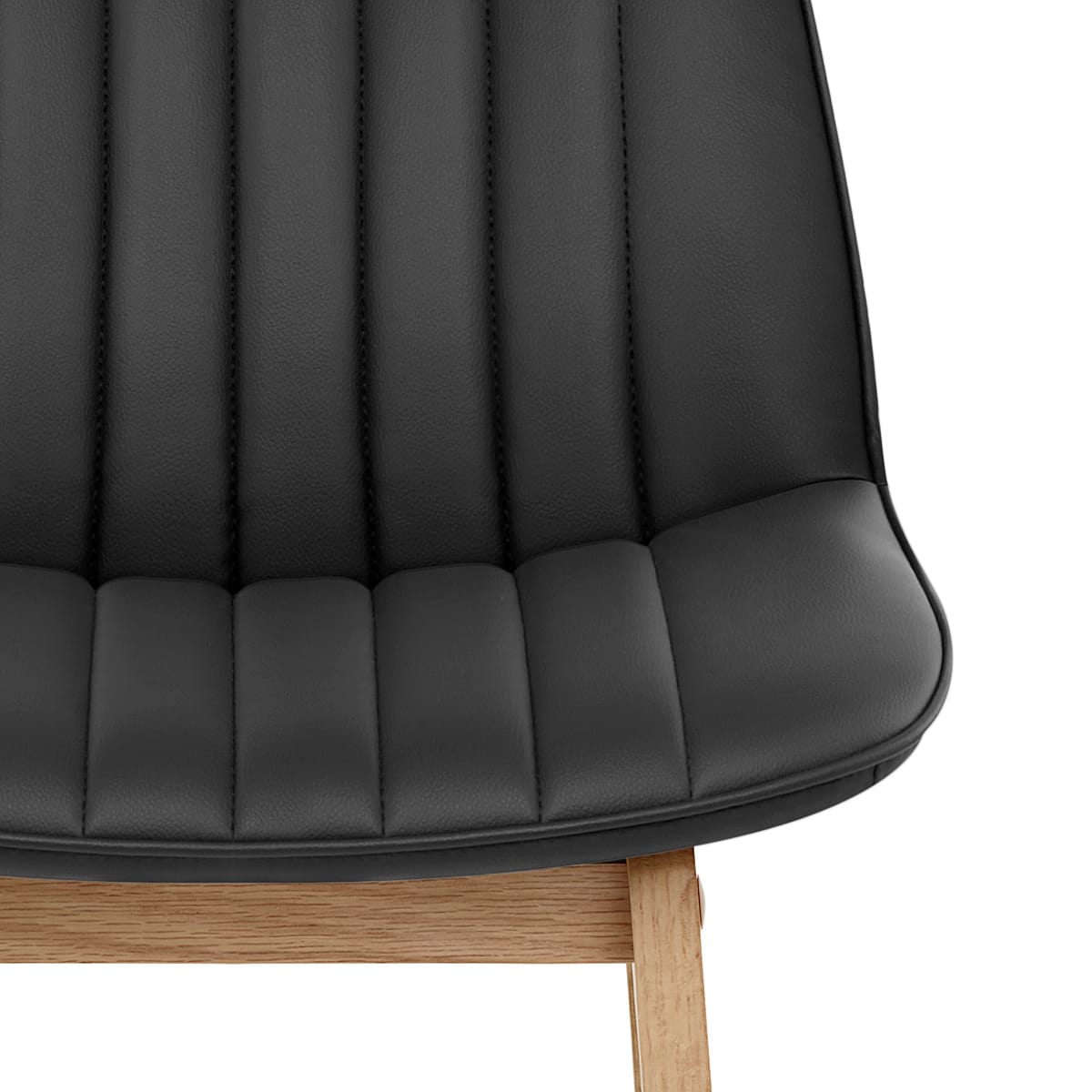 Kunstleder Barhocker - Cove Schwarz