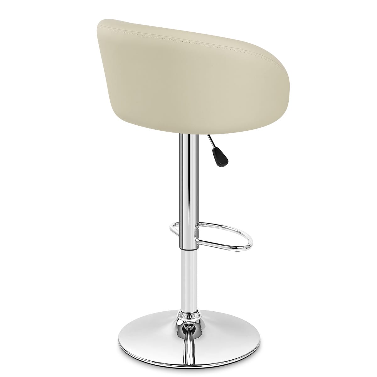 Kunstleder Barhocker Chrom - Eclipse Beige