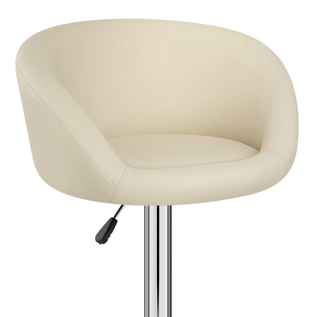 Kunstleder Barhocker Chrom - Eclipse Beige
