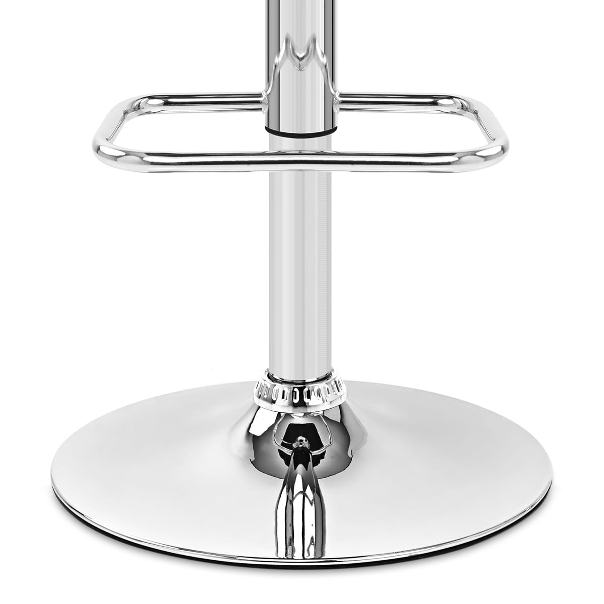 Barhocker Stoff Eiche - Crest Grau