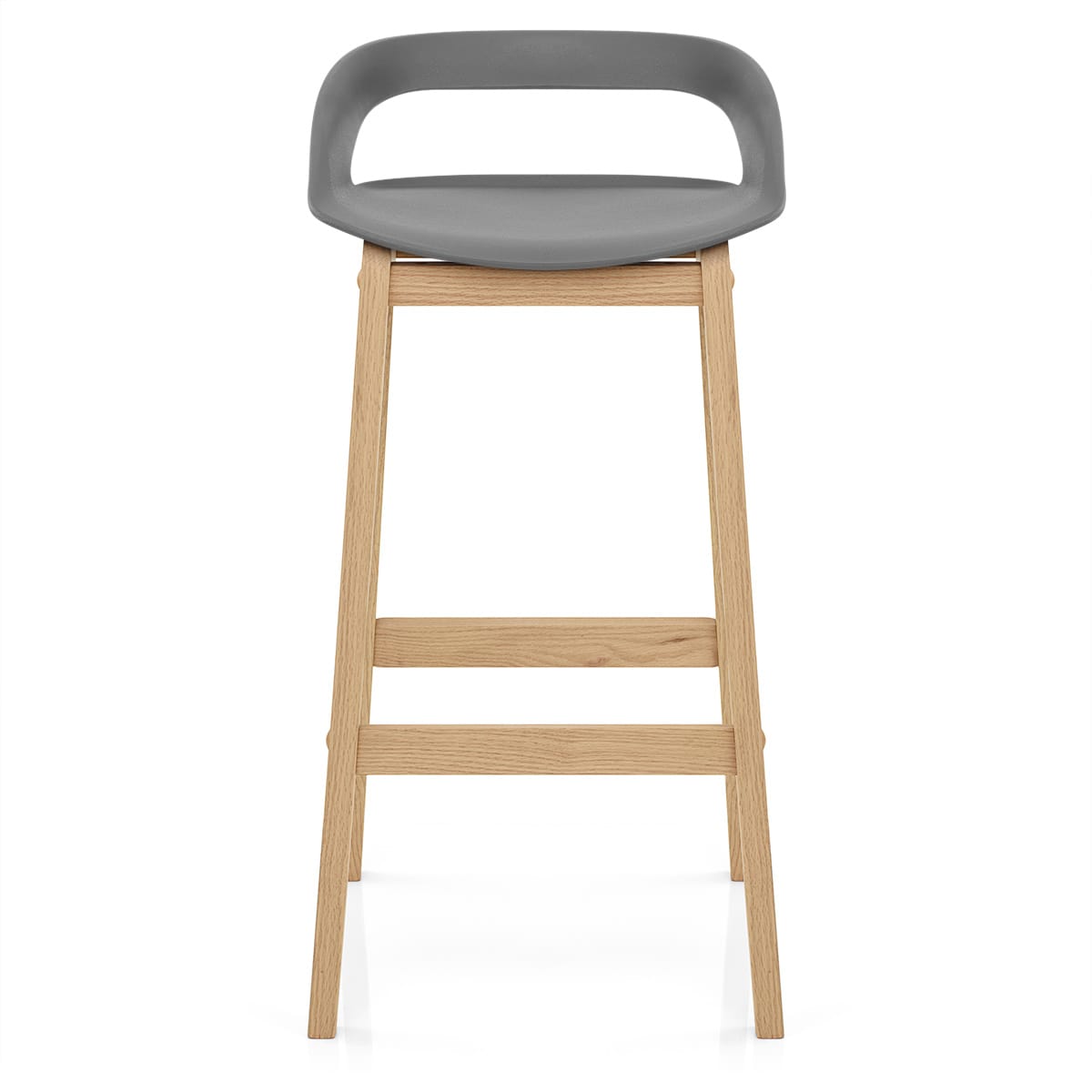 Barhocker Eiche - Crew Grau