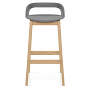 Barhocker Eiche - Crew Grau