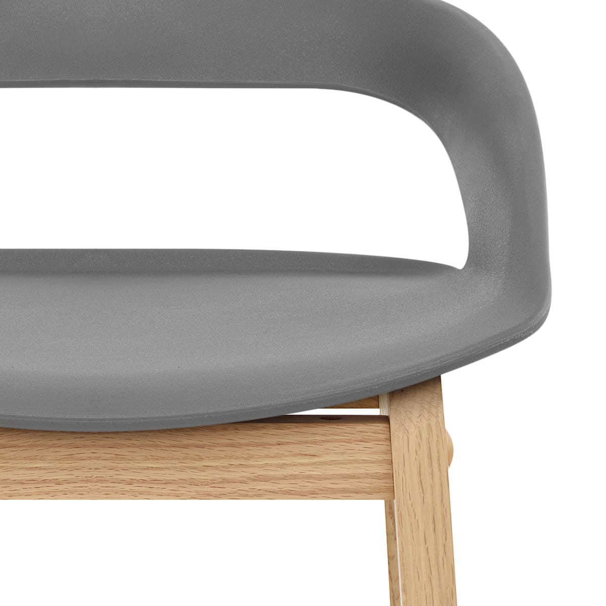 Barhocker Eiche - Crew Grau