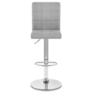 Sgabello Tessuto Cromato - Criss Cross Grigio