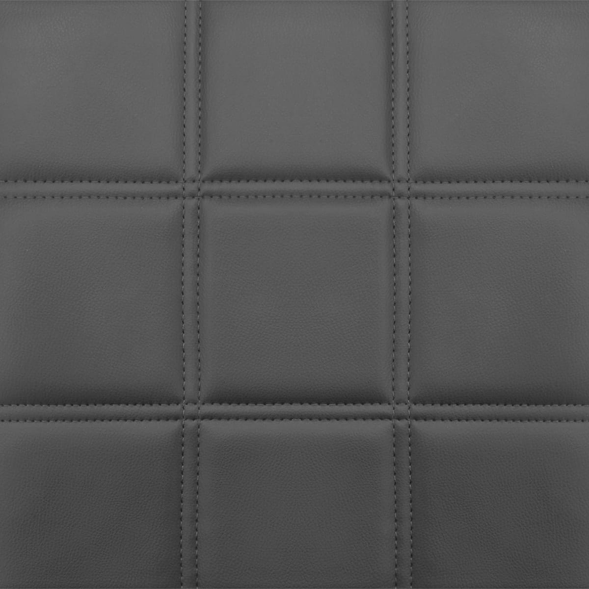 Kunstleder Barhocker Chrom - Criss Cross Grau