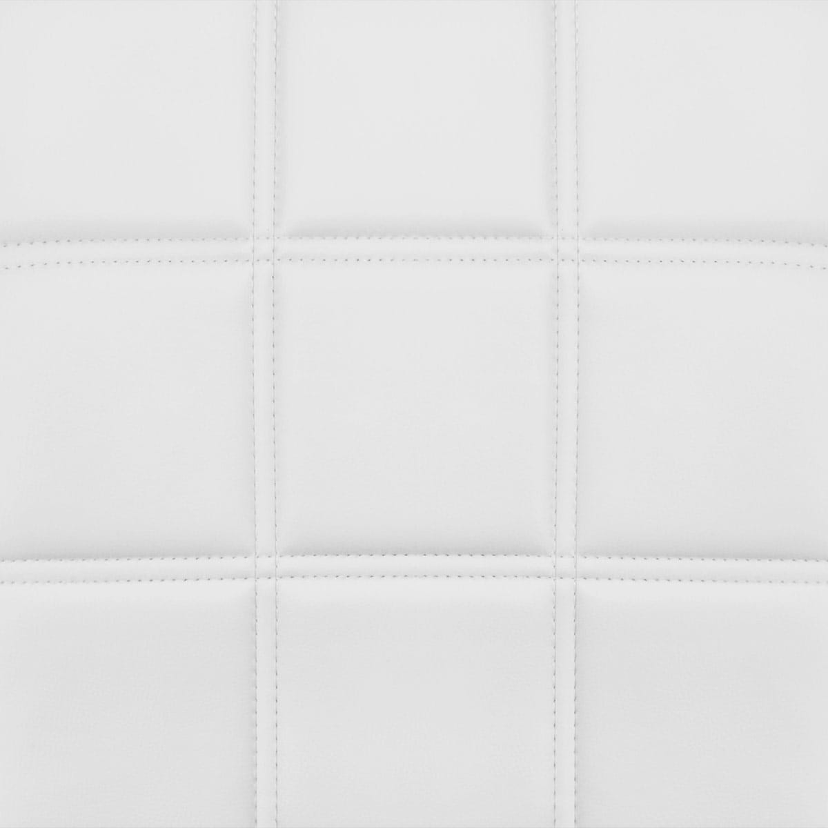 Kunstleder Barhocker Chrom - Criss Cross Weiß