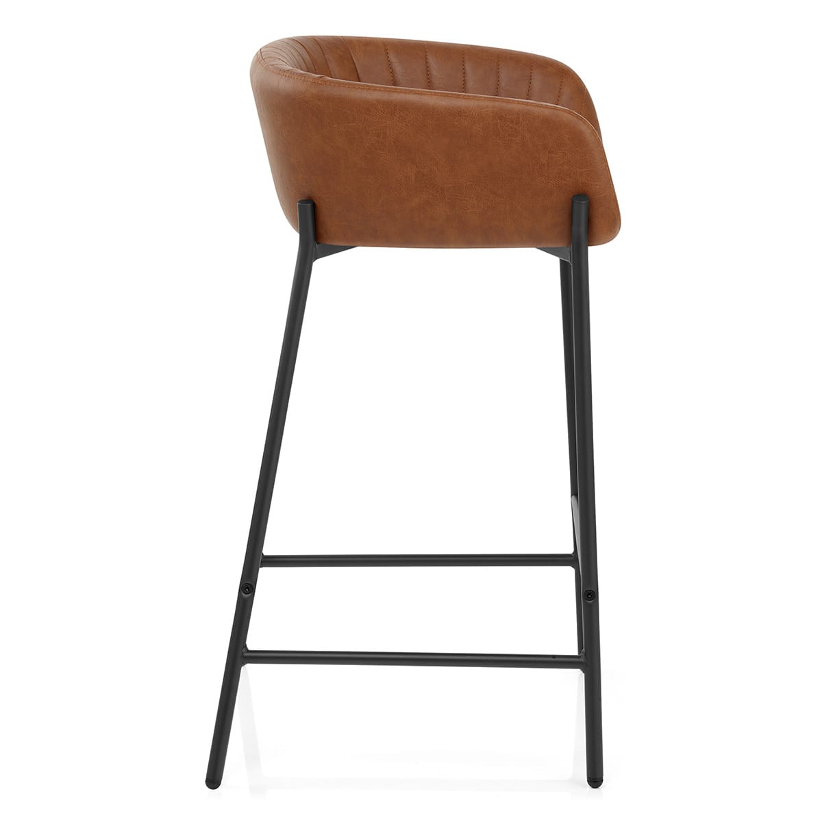 Kunstleder Barhocker - Cub Braun