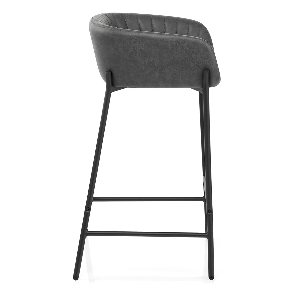 Kunstleder Barhocker - Cub Grau